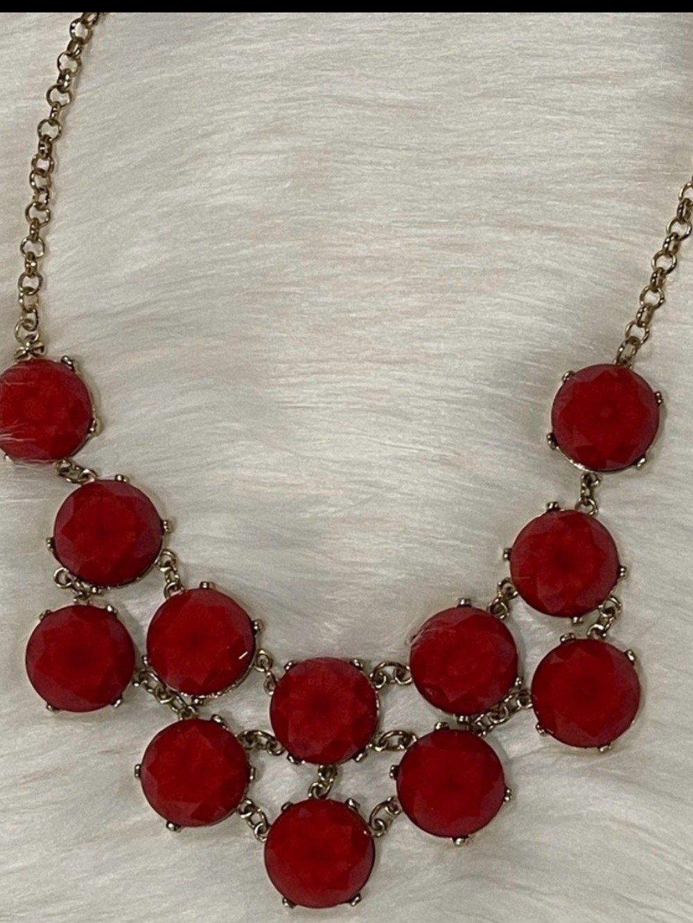 Red Statement Necklace